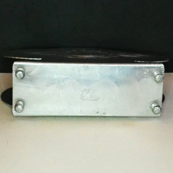 Vintage Everlast Forged Aluminium Napkin Holder Rose And Flower Design Dining - Picture 5 of 6